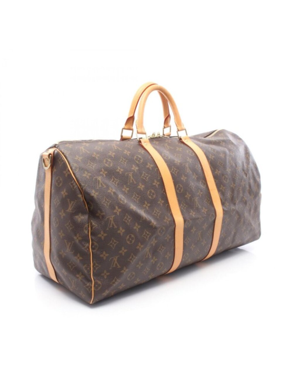 Louis Vuitton Boston Bag Keepall 55 2-Way Canvas Leather Bandouliere 55 - Picture 2 of 11